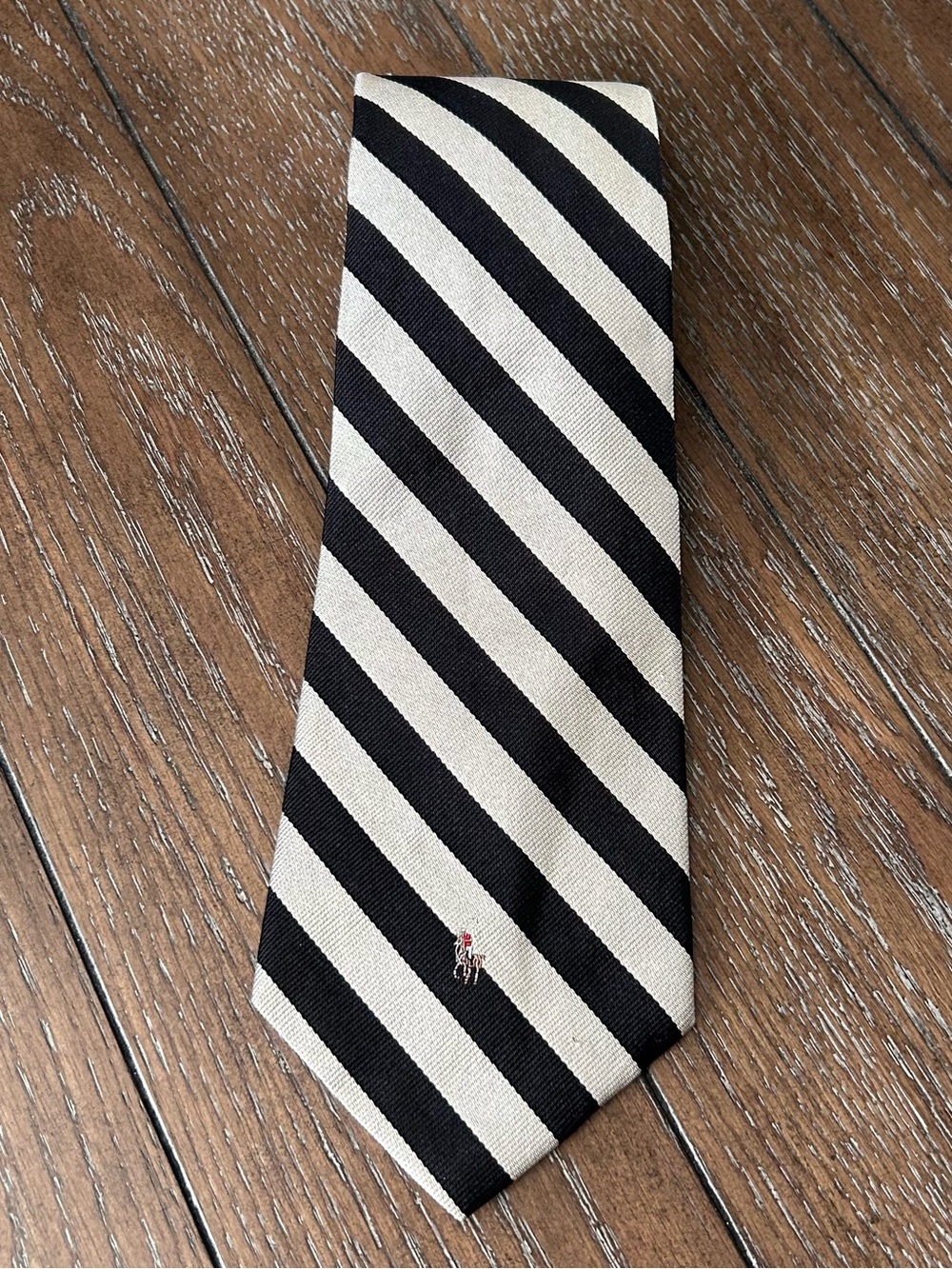 Vintage Polo by Ralph Lauren Hand Made Men's 100% Silk Made in USA Neck Tie